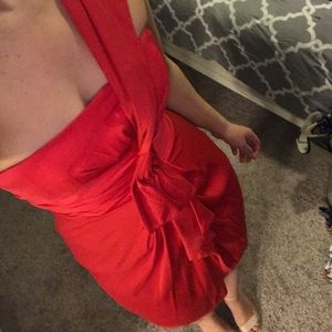 BCBG MaxAzria red dress